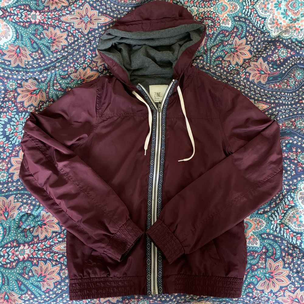 Zine fleece windbreaker